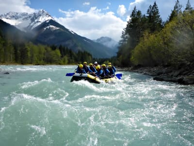 Rafting en el río Lech, en el Tirol