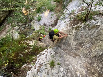 Via ferrata du Rio Salagoni près du lac de Garde