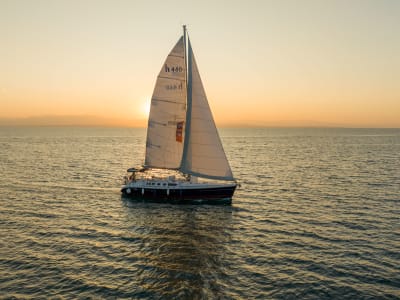 Croisière au coucher du soleil dans le golfe de Thessalonique