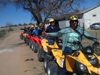 Quad biking trip in the Vredefort Dome Heritage Area near Johannesburg