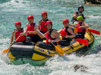 Rafting auf dem Fluss Soča in Bovec