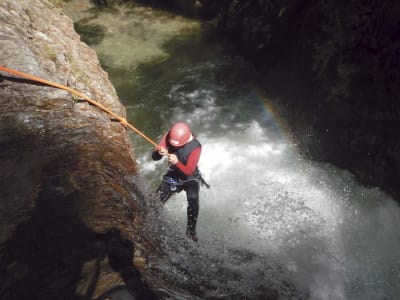 Canyoning dans la vallée de l'Adour, proche du Pic du Midi