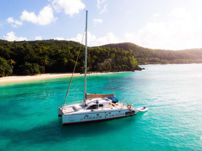 Katamaranfahrt nach Marie-Galante von Sainte-Anne, Guadeloupe