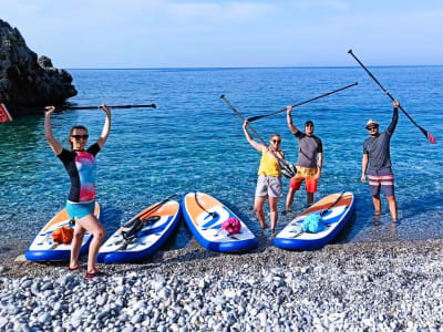 Excursion guidée en SUP et plongée en apnée à Kardamyli près de Kalamata