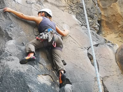 Guided rock climbing trips in Adeje, Tenerife