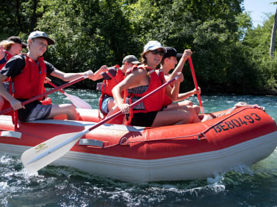 Rafting auf der Aare, bei Bern