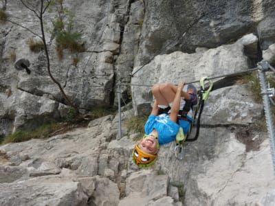 Family Via Ferrata on Monte Colodri near Arco, Lake Garda