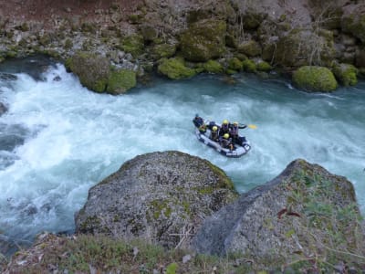 Rafting-Abfahrt auf der Dranse in Thonon-les-Bains