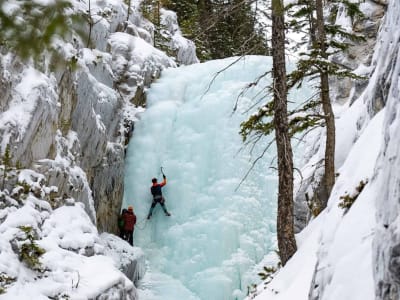 Découverte de l’escalade de glace à Banff en Alberta, près de Calgary