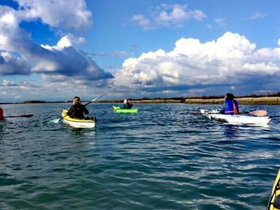 Kajakausflug in der Venezianischen Lagune, Venedig