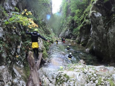 Canyoning in Nevidio im Durmitor-Nationalpark bei Zabljak