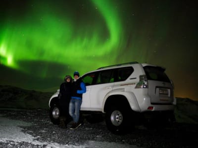 Private Northern Lights chase in a Super Jeep from Reykjavik