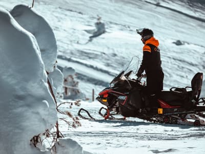 Ganztägige Motorschlittensafari in Saariselkä