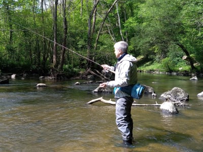 Descubrimiento de la pesca en Clécy, Suisse Normande