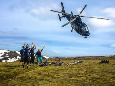 Randonnée Hélico-VTT sur le Volcan Hengill Volcano, à Reykjavik