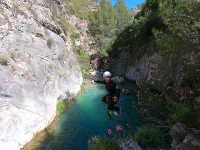 Canyoning dans le canyon de la Paterna del Río, à La Alpujarra