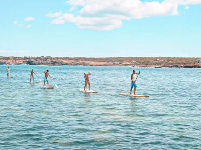 Stand Up Paddle à la Playa Es Pujols, Formentera