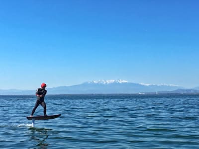 Initiation au foil à Leucate, près de Perpignan