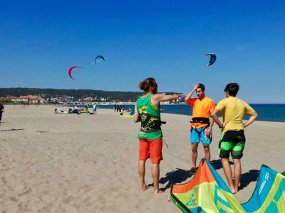 Cours de kitesurf à L'Estartit, Girona