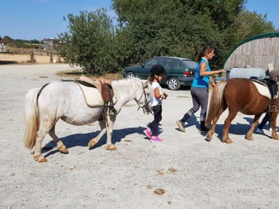 Pony Ride for Children near La Rochelle