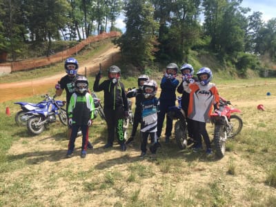 Introduction to Motocross day in Assevillers, near Paris