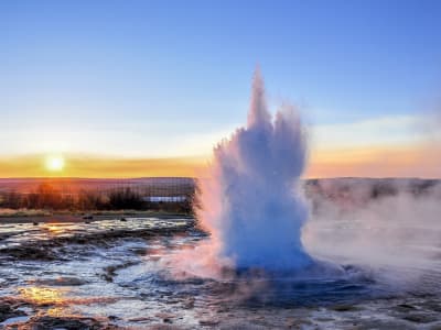 Excursión por el Círculo Dorado con baños geotérmicos desde Reikiavik