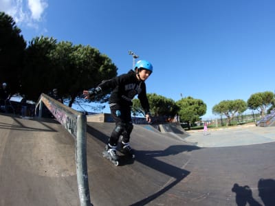 Clase de patinaje de estilo libre en Montpellier