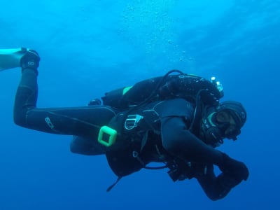 bautismo de buceo en barco desde el Puerto de Albufeira, Algarve