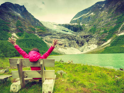 Guided Fjord and Bøyabreen Glacier Boat Tour from Voss