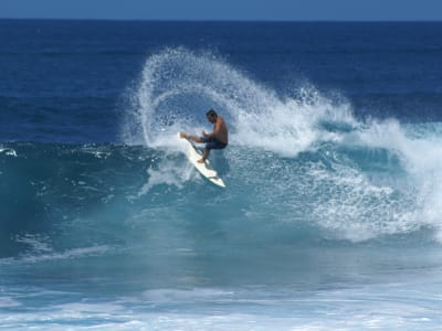 Curso de surf en Pors Carn, cerca de La Torche