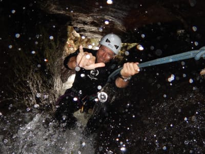 Canyon des Mitan-Flusses in Morne-Vert, Martinique