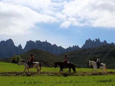 Paseo a caballo por Montserrat, Barcelona