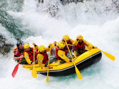 Rafting y barranquismo cerca de Alagna Valsesia, Valle de Aosta