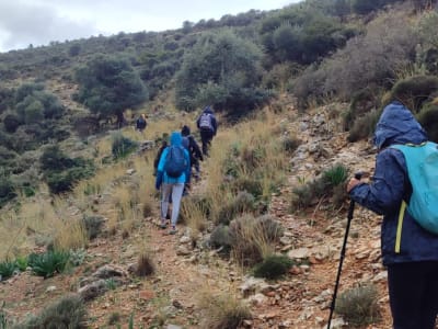 Hiking Tour to Lulugas Waterfall at Mount Parnon near Astros in the Peloponnese