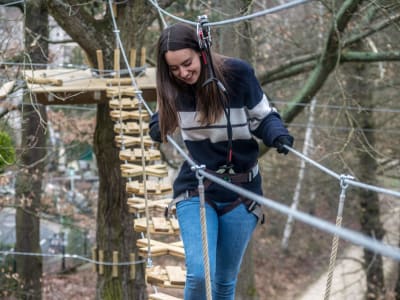 Canopy tour at Accrocamp Meudon near Paris