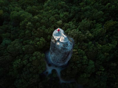 Séance d'escalade aux Météores