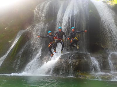 Lower part of the Furon canyon in Grenoble