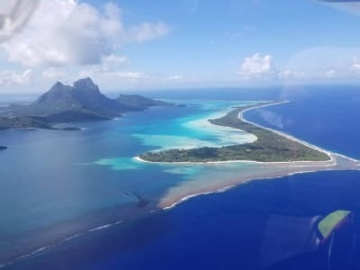 Survol de Bora Bora et Tupai en ULM