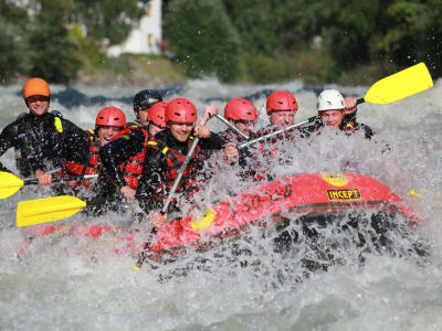 Descente en rafting sur l'Ötztaler Ache près d'Imst