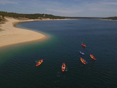 Excursión en kayak en la laguna de Albufeira cerca de Lisboa