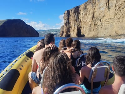 Excursion en bateau sur l'île de Cabras, au sud de l'île de Terceira, dans les Açores
