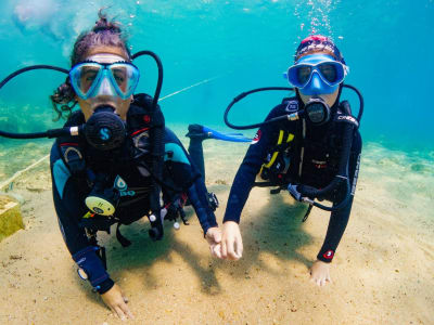 Bautismo de buceo con certificado en Barcelona