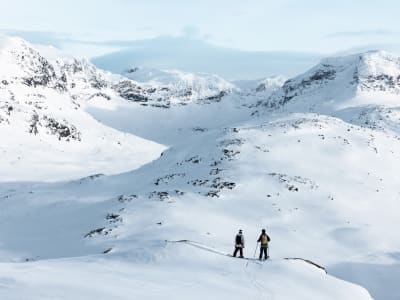 Ski Touring in Riksgränsen near Abisko