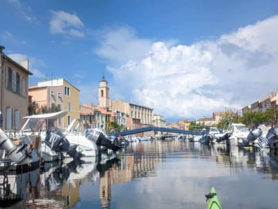 Geführte Kajaktour auf den Kanälen von Martigues