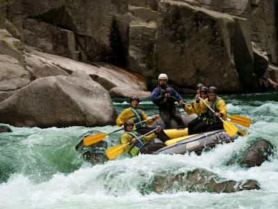 Rafting down Paiva River in Arouca, near Porto