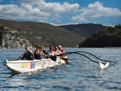 Excursión en piragua en la bahía de Lim, cerca de Rovinj