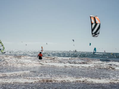 Kitesurfing course with IKO certified instructors, in El Medano, Tenerife