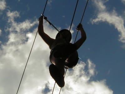 Vía ferrata en Villefranche-de-Conflent en los Pirineos Orientales