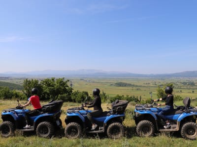 Excursión guiada en quad por los ríos de Dalmacia con salida de Split