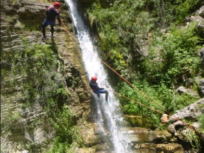 Canyoning in Nefeli gorge in Papigo